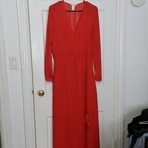Red holiday dress